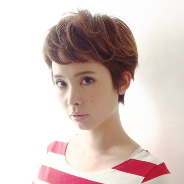 オススメ順 外国人風 ベリーショートの髪型 ヘアスタイル 楽天ビューティ