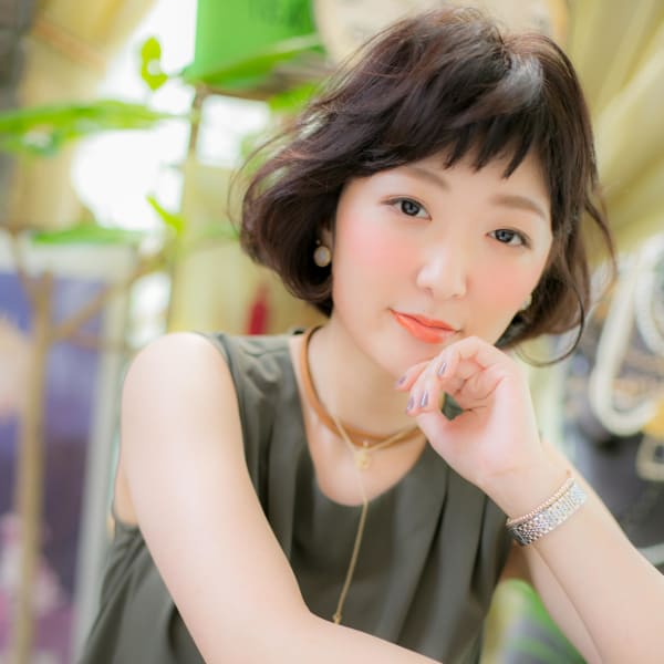 ショートバングが可愛い♪ボブ