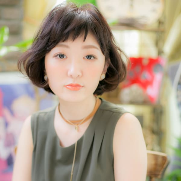 ショートバングが可愛い♪ボブ