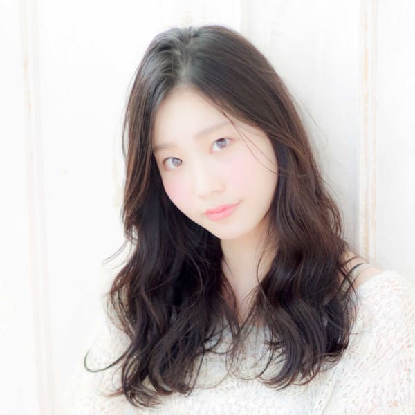 ラフなウェーブのセミロング【N-468】