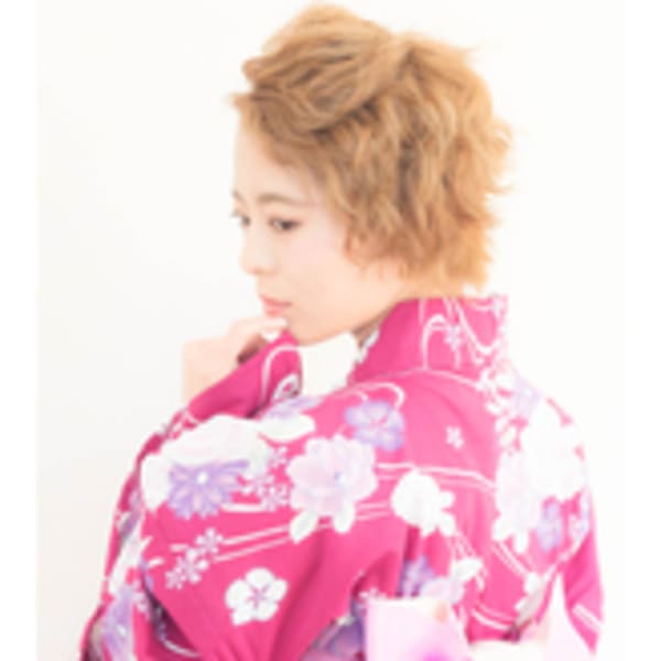 【浴衣レンタル】3500円大人可愛くアレンジ☆花火大会夏祭