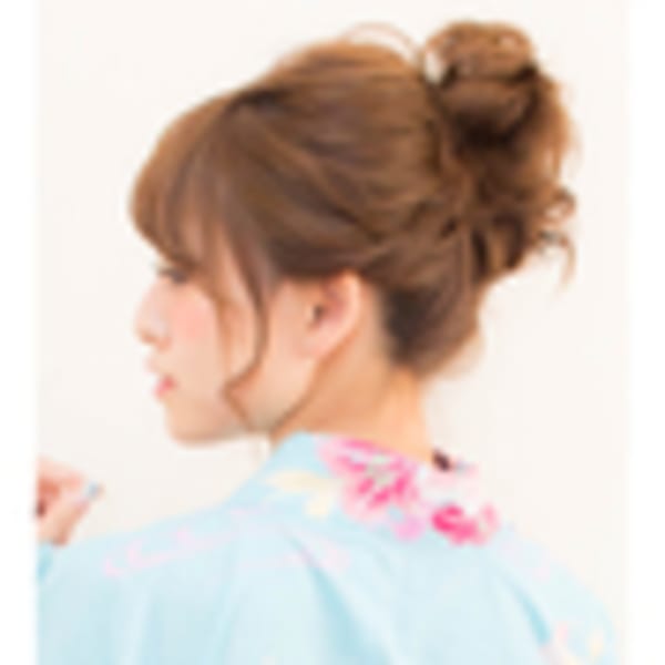 【浴衣レンタル】3500円可愛くヘアセット☆花火大会夏祭り