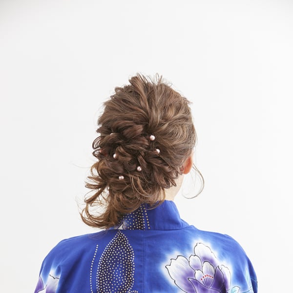 浴衣ヘアセット