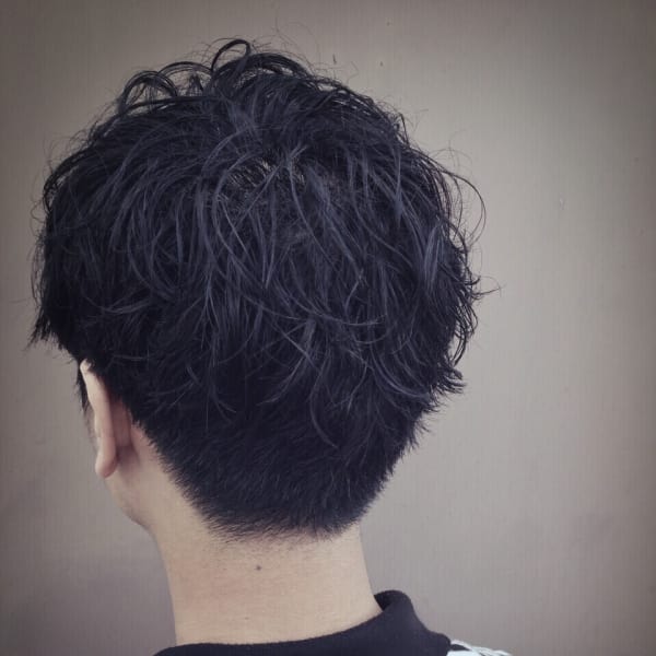 クセを生かしたショートスタイル