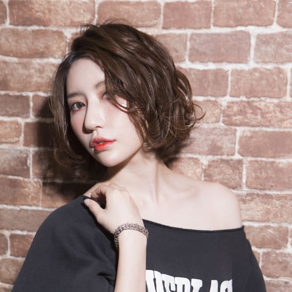 潤いゆるウェーブボブ♪【mielhair新宿】