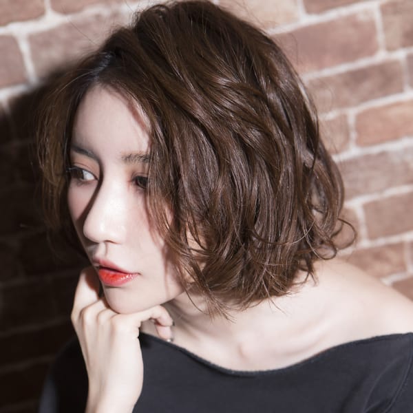 潤いゆるウェーブボブ♪【mielhair新宿】