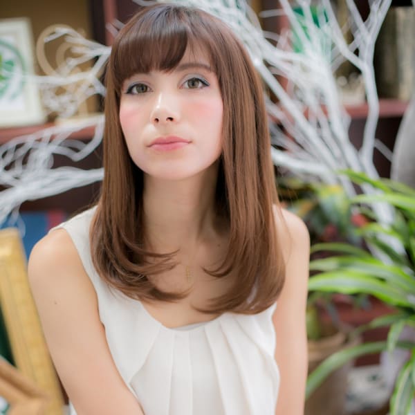 ナチュラル感たっぷりセミディ