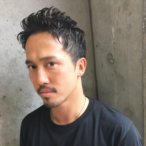 ツーブロックショート