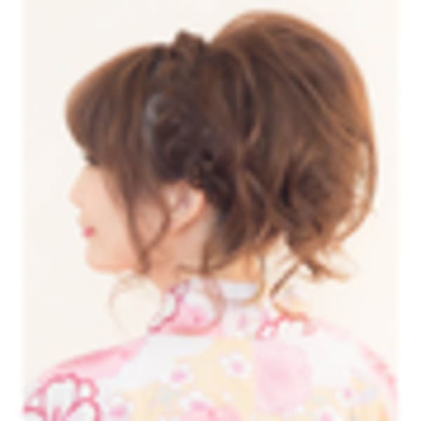 【浴衣レンタル】3500円可愛くヘアセット☆花火大会夏祭り