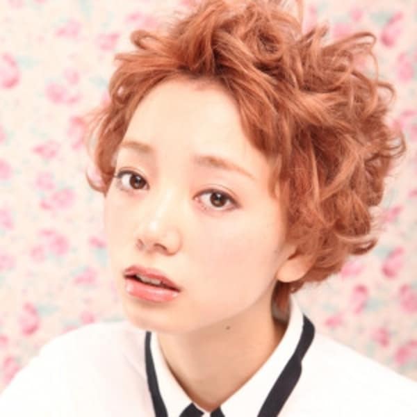 クセ毛風ふんわりパーマベリーショート