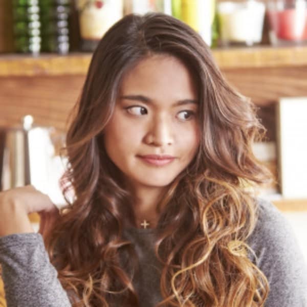 ☆外国人風ラフウェーブロンググラデーション☆