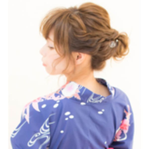 【浴衣レンタル】3500円可愛くヘアセット☆花火大会夏祭り