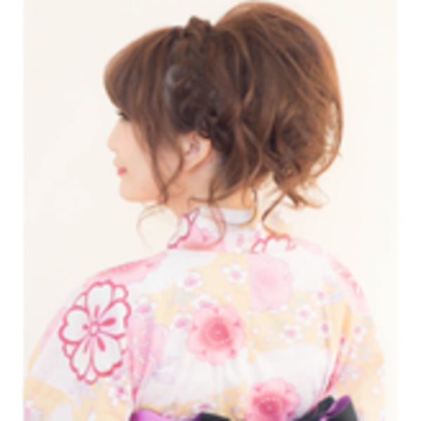 【浴衣レンタル】3500円可愛くヘアセット☆花火大会夏祭り