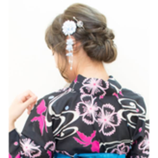 【浴衣レンタル】3500円可愛くヘアセット☆花火大会夏祭り