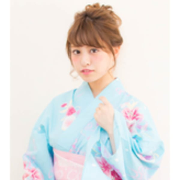 【浴衣レンタル】3500円大人可愛くアレンジ☆花火大会夏祭