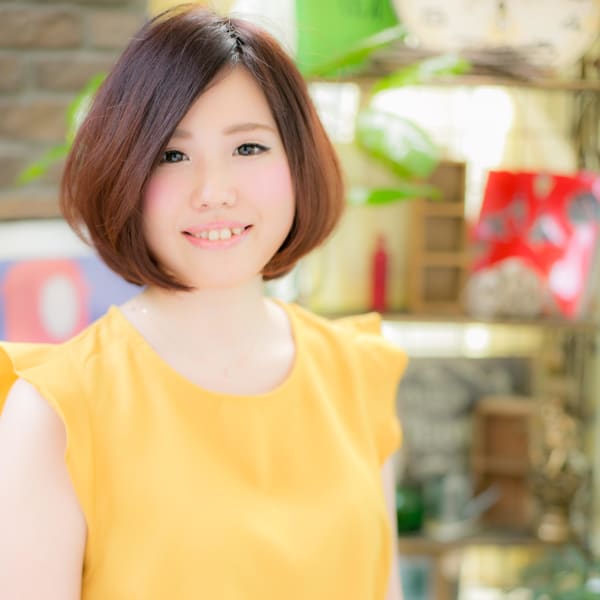 グラデーションカラー×フワボブ