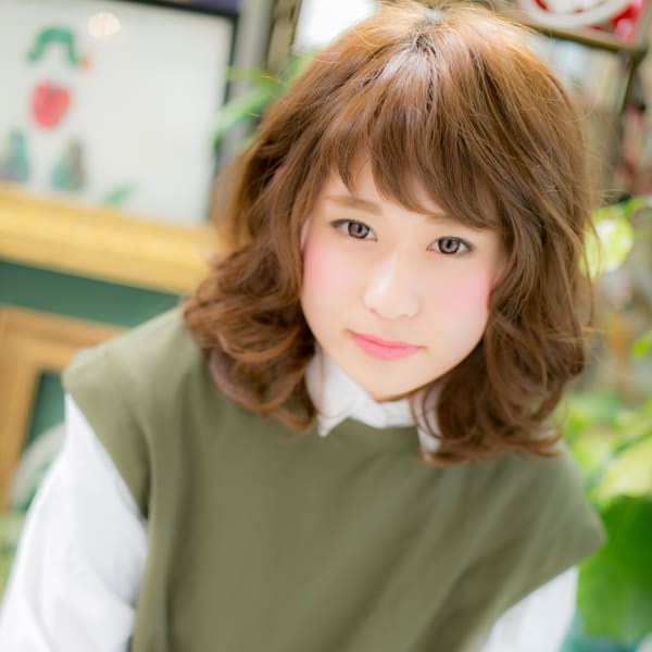 ガーリーなふわミディ