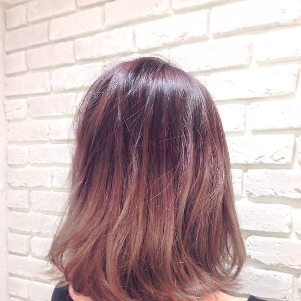 ローズピンクグラデーション