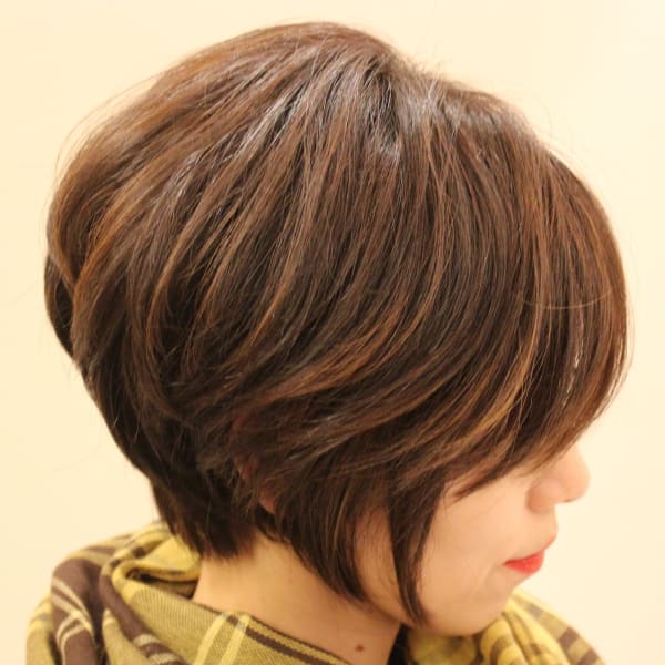 やわらか大人ショートボブ|atelier visse