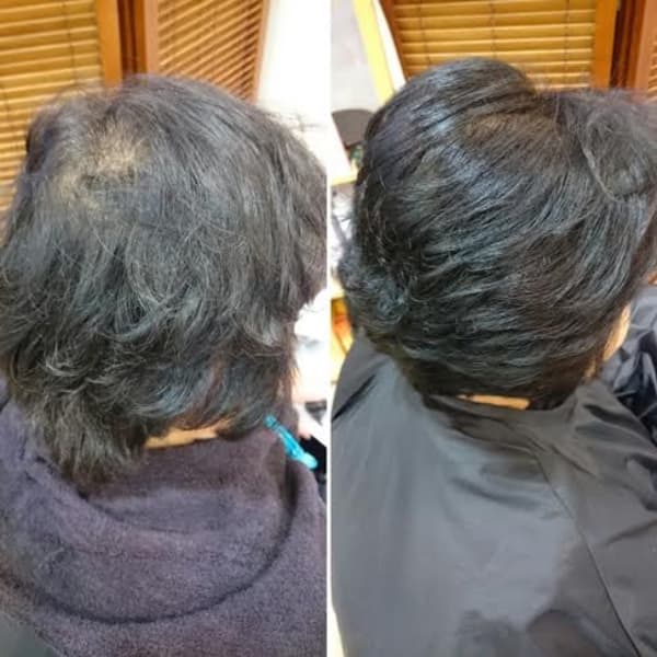 毛髪リペア（香草カラー）