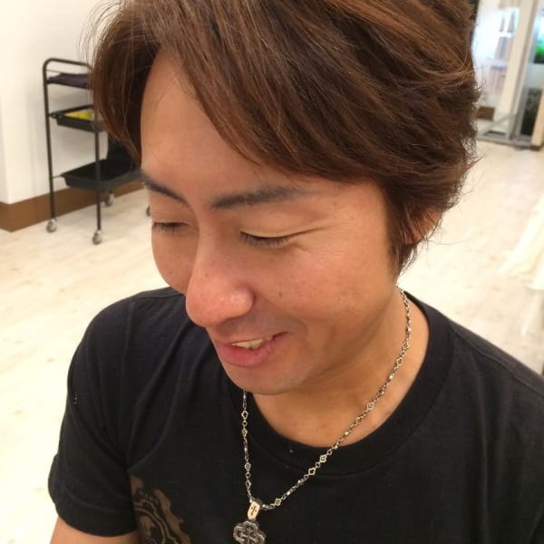 ４０代男性の爽やかカラーカット