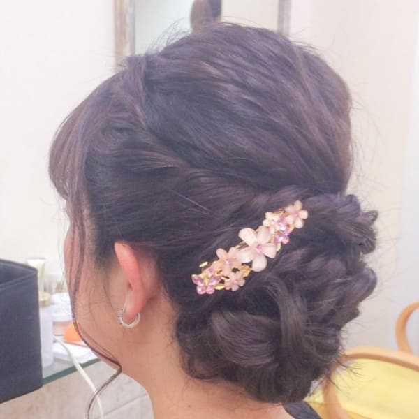 hair coucouお客様アレンジ