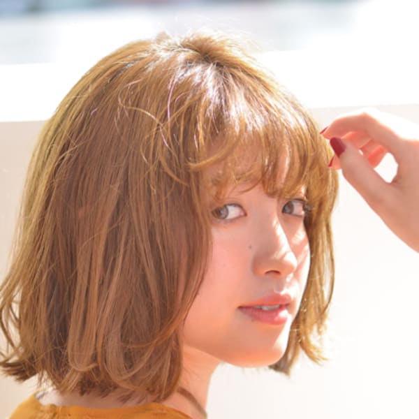 外国人風アンニュイボブ