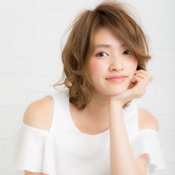外ハネカールボブ
