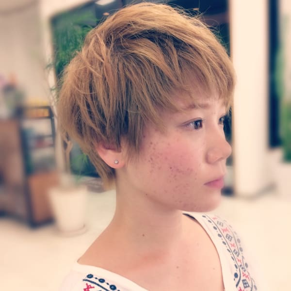 明るめショートスタイル