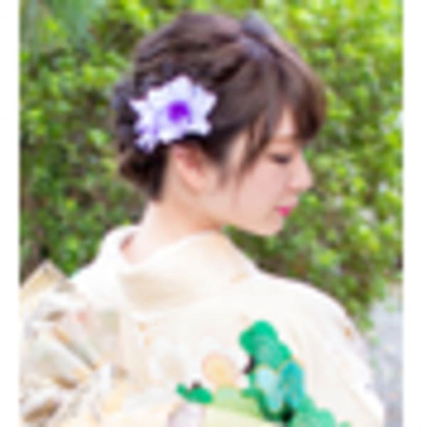 成人式 振袖着付け+ヘアセット