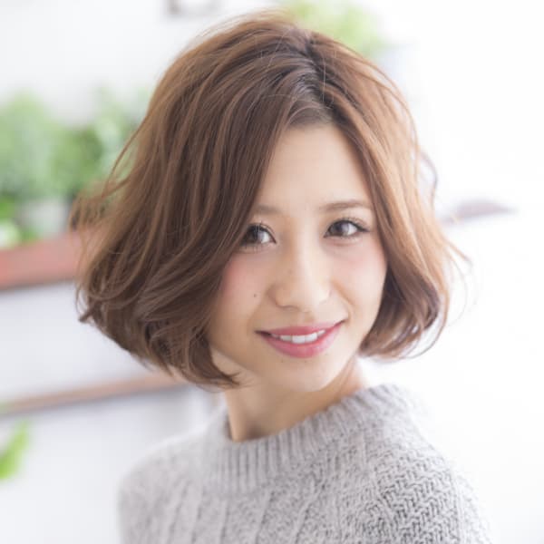 大人かわいいふんわりエアリーボブ【mielhair新宿】