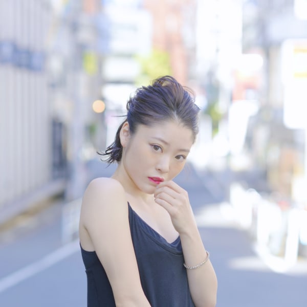 ボブスタイルのハーフアップアレンジ