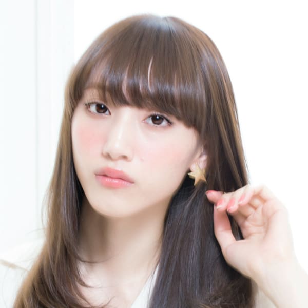 クラシカル☆ミルクティカラー☆潤いシースルーロングＳＴＹＬＥ