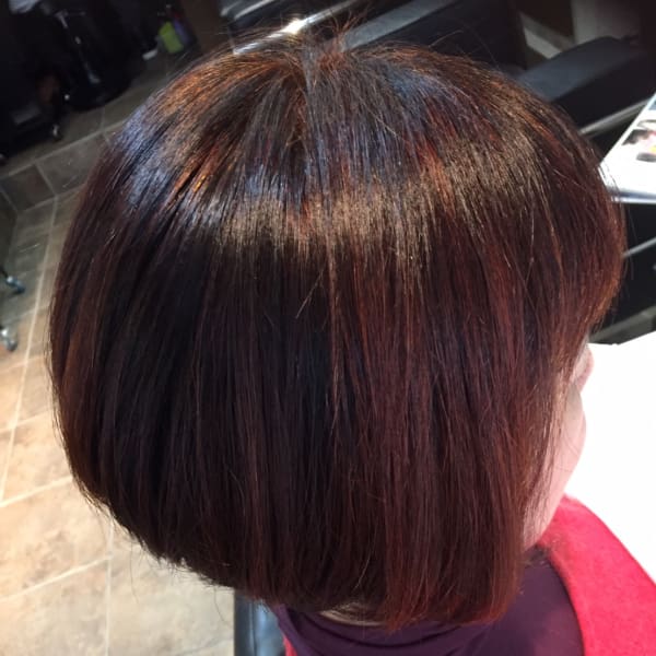 天然100%ヘナでハリコシ艶やかボブ