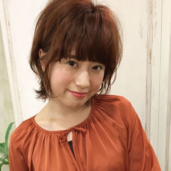 好感度◎ 愛されマッシュショート ベリーピンク【y−８６】