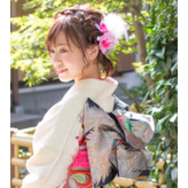 華やかスタイル~和装にも~