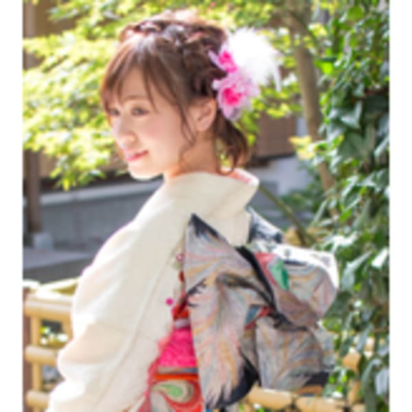 成人式　振袖着付け＋ヘアセット