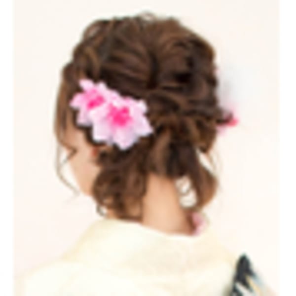 成人式 振袖着付け+ヘアセット