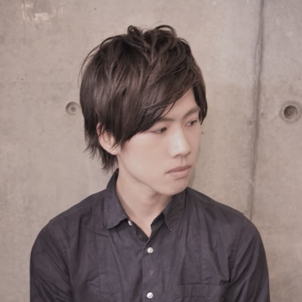 アップバングミディアムショート Mer By Puur メルバイピュール のヘアスタイル 美容院 美容室を予約するなら楽天ビューティ