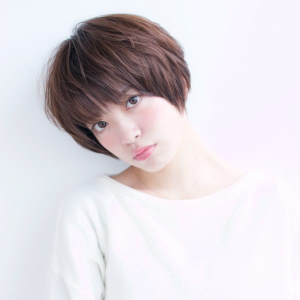 小顔マッシュショートボブ【H-348】