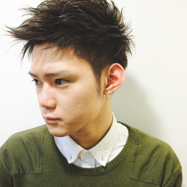 ツーブロ×ソリッドショート