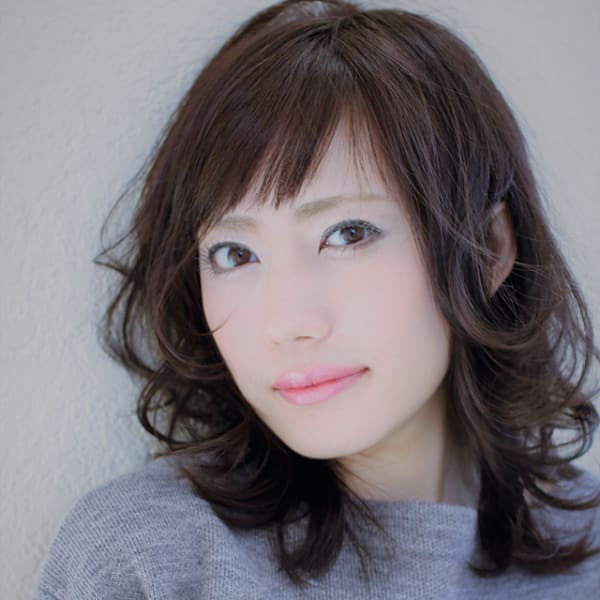 無造作ルーズミディ|relax garden hair