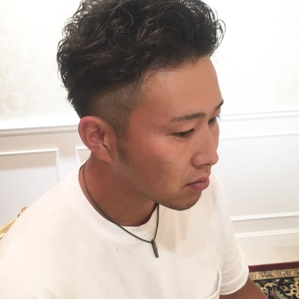 ツーブロ王道パーマ