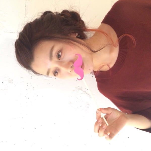 編み込みアレンジヘア