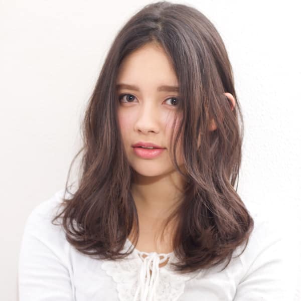 リップバングの柔らかニュアンスパーマ T-174