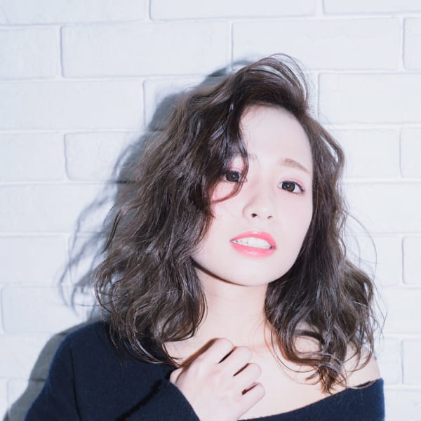 mielhair】無造作ウェーブ×透明感のある外国風ヴェール