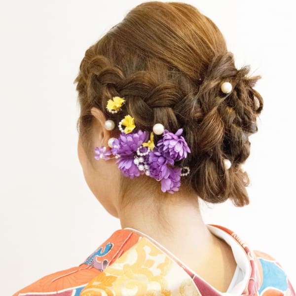 ◎成人式 華やか振袖着付+ヘアセット★