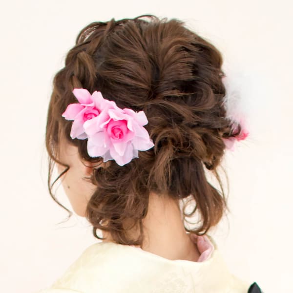 成人式 振袖着付け+ヘアセット