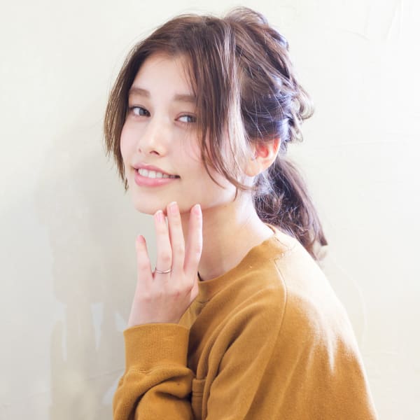 編み込みで作るローポニー　T−１８２