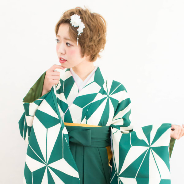 卒業式　袴レンタル着付＋ヘアセット